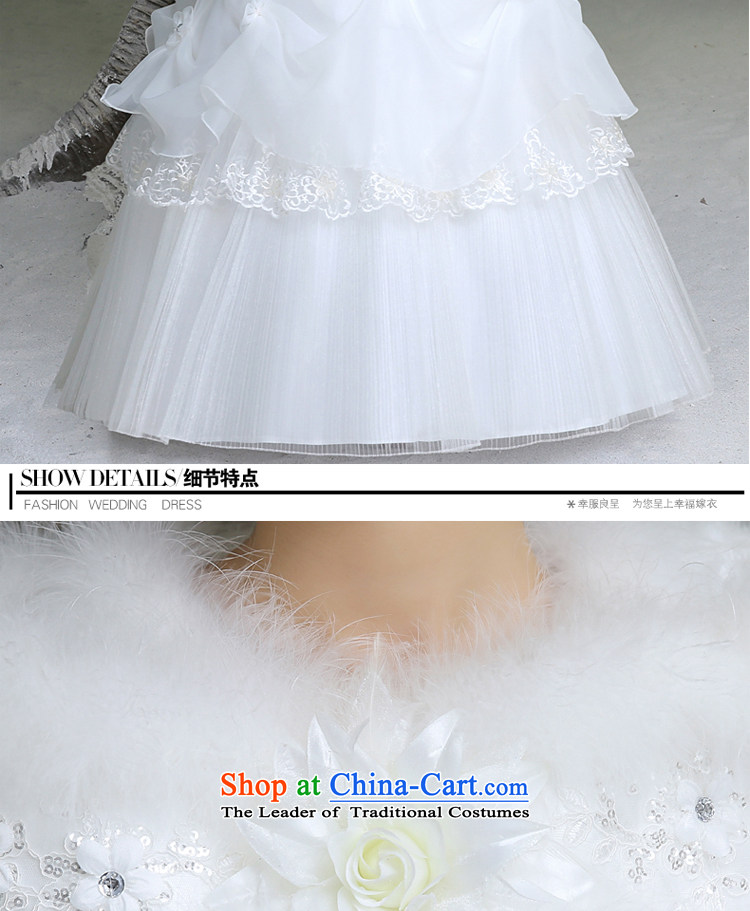 The privilege of serving-leung wedding dresses new Word 2015 winter shoulder bride wedding dress to align the large numbers of female long sleeved shirt with white 2XL Photo, prices, brand platters! The elections are supplied in the national character of distribution, so action, buy now enjoy more preferential! As soon as possible.