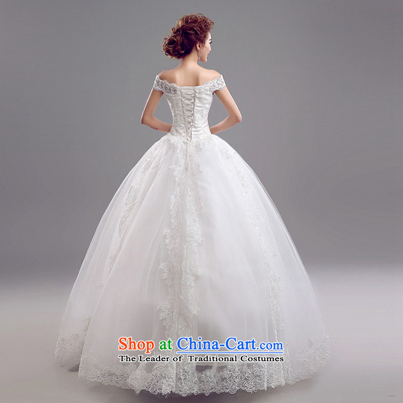 Korean bridal lace a shoulder straps back to align the princess wedding dresses 2015 won the new 5956 version of the package, Love Returning XXL so AIRANPENG Peng () , , , shopping on the Internet