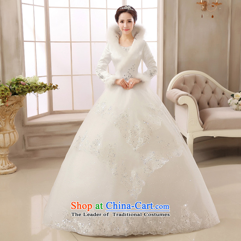 2015 new marriages wedding dress winter long-sleeved lace thick warm autumn and winter, align to Sau San female XXL package returning picture, prices, brand platters! The elections are supplied in the national character of distribution, so action, buy now enjoy more preferential! As soon as possible.