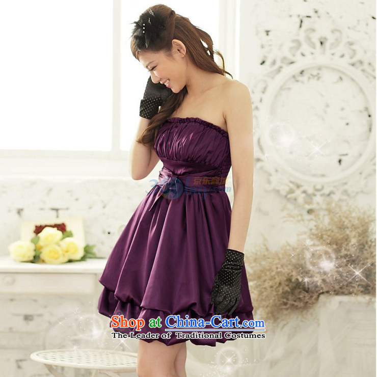 Of the 2015 Korean glued to the new women's short, under the auspices of the sister bridesmaid stylish creases breast tether Foutune of bubble annual small dress skirt 3734 Black are code pictures, prices, brand platters! The elections are supplied in the national character of distribution, so action, buy now enjoy more preferential! As soon as possible.