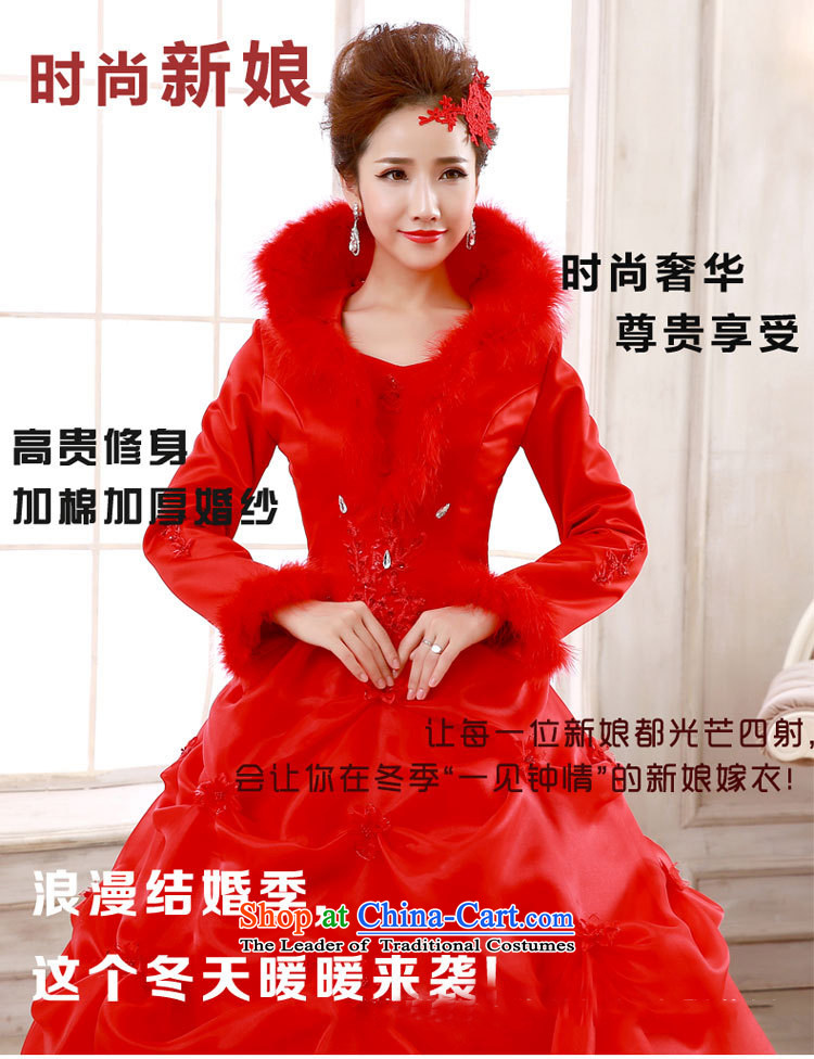 Yet, a winter wedding dresses 2014 new winter long-sleeved thick cotton plus wedding winter bride winter) red package YSB2081 XL Photo, prices, brand platters! The elections are supplied in the national character of distribution, so action, buy now enjoy more preferential! As soon as possible.