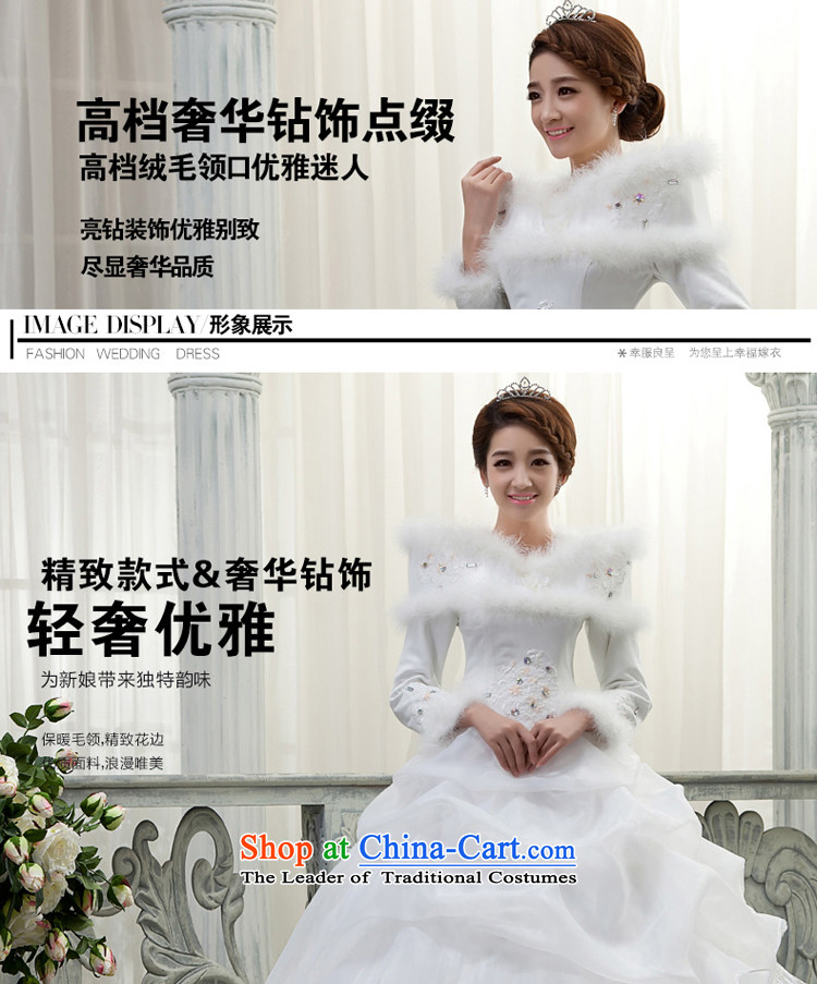 The privilege of serving-leung wedding dress dresses winter new bride wedding dress long-sleeved slotted shoulder to align graphics thin white S picture, prices, brand platters! The elections are supplied in the national character of distribution, so action, buy now enjoy more preferential! As soon as possible.
