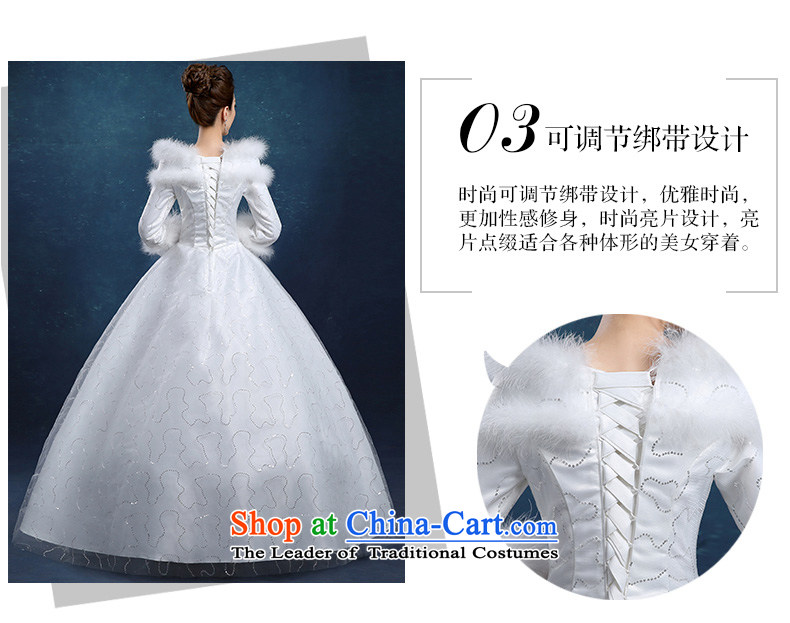 Tim hates makeup and 2015 New Winter wedding dresses warm long-sleeved wedding dresses folder cotton wedding winter marriage wedding lace wedding HS014 white S picture, prices, brand platters! The elections are supplied in the national character of distribution, so action, buy now enjoy more preferential! As soon as possible.
