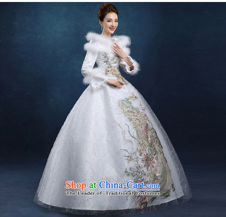 Tim hates makeup and 2015 New Winter wedding dresses warm long-sleeved wedding dresses folder cotton wedding winter marriage wedding lace wedding HS014 white S picture, prices, brand platters! The elections are supplied in the national character of distribution, so action, buy now enjoy more preferential! As soon as possible.