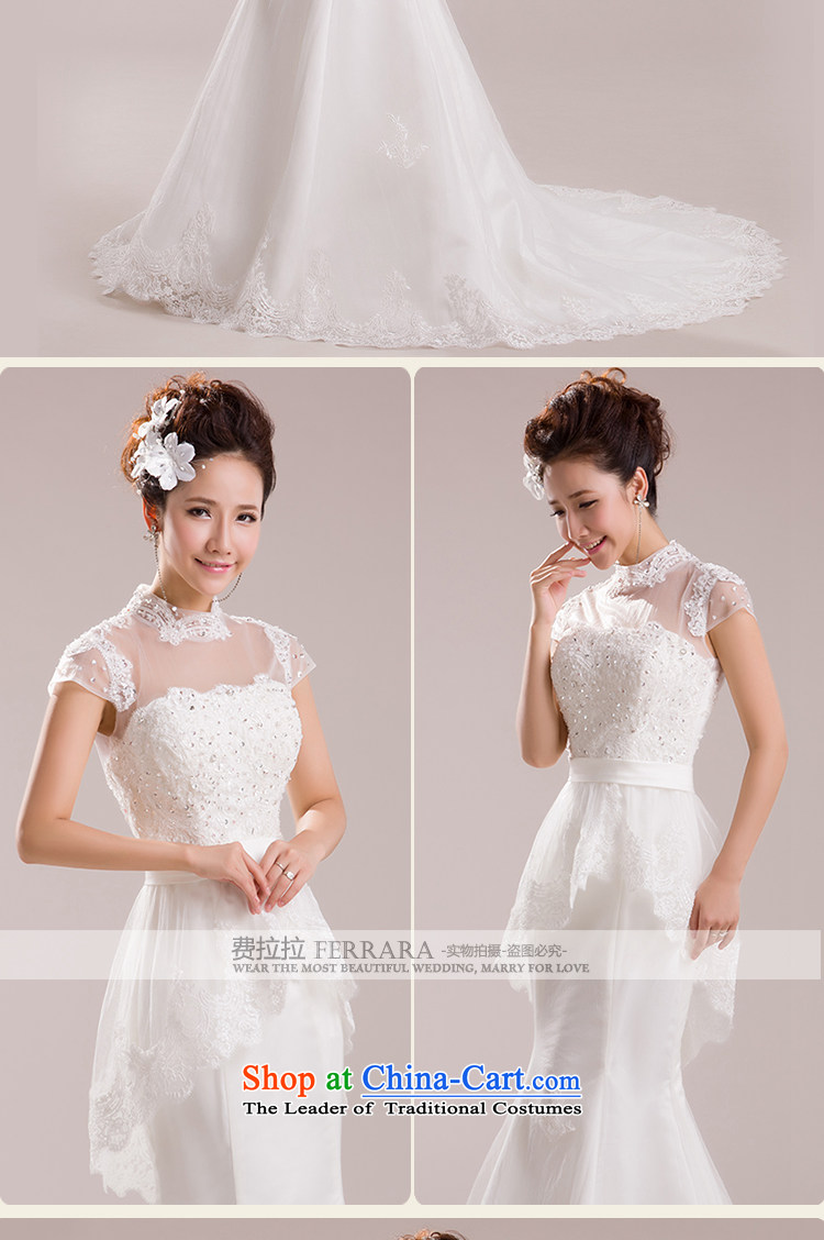 Ferrara 2015 new word wedding shoulder foutune crowsfoot small trailing lace skirt Korean Princess wedding spring L Suzhou shipment picture, prices, brand platters! The elections are supplied in the national character of distribution, so action, buy now enjoy more preferential! As soon as possible.