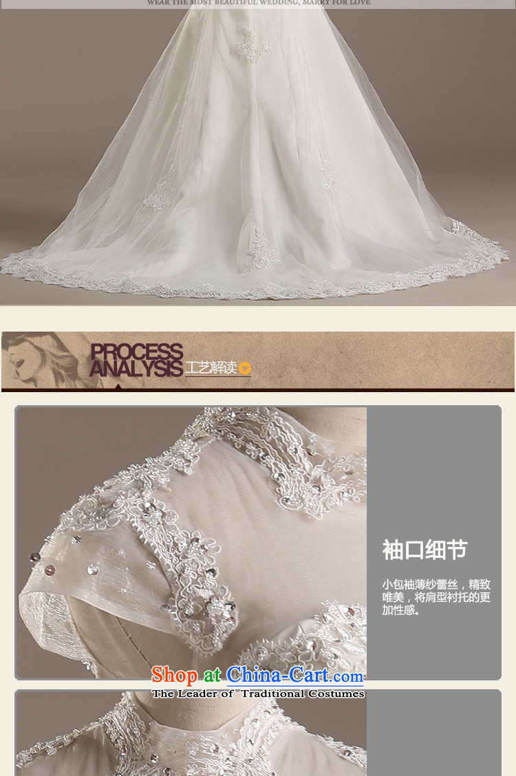 Ferrara 2015 new word wedding shoulder foutune crowsfoot small trailing lace skirt Korean Princess wedding spring L Suzhou shipment picture, prices, brand platters! The elections are supplied in the national character of distribution, so action, buy now enjoy more preferential! As soon as possible.
