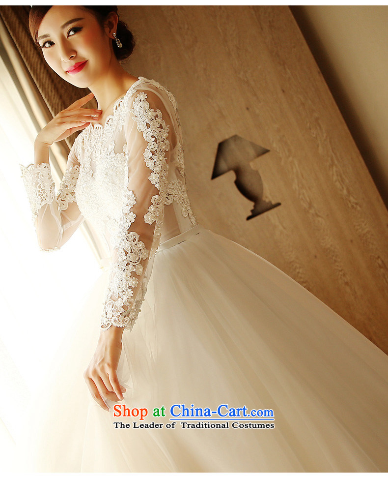 Long-sleeved tslyzm wedding dresses to align the new lace 2015 autumn and winter marriages went out of the back Korean retro bon bon skirt white L picture, prices, brand platters! The elections are supplied in the national character of distribution, so action, buy now enjoy more preferential! As soon as possible.