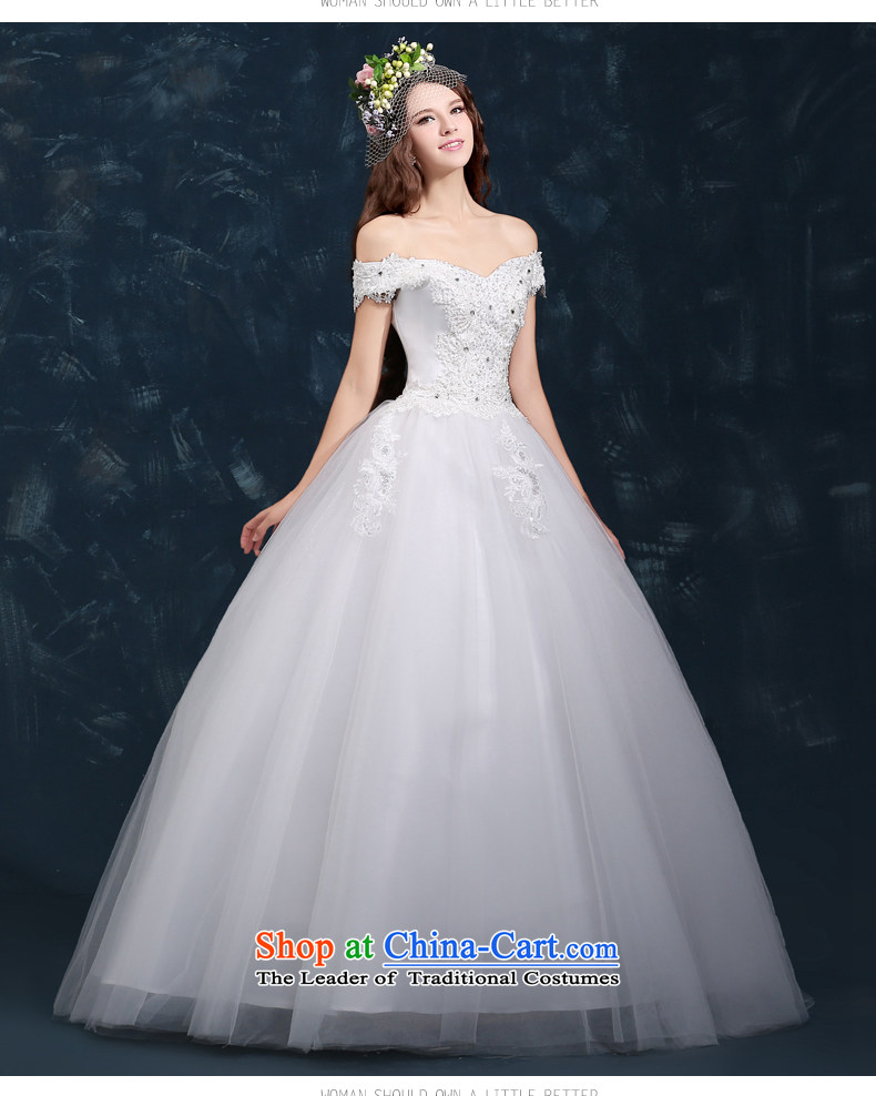 Wedding dress 2015 new winter trendy first field to align the shoulder marriages wedding lace straps large white M picture, prices, brand platters! The elections are supplied in the national character of distribution, so action, buy now enjoy more preferential! As soon as possible.