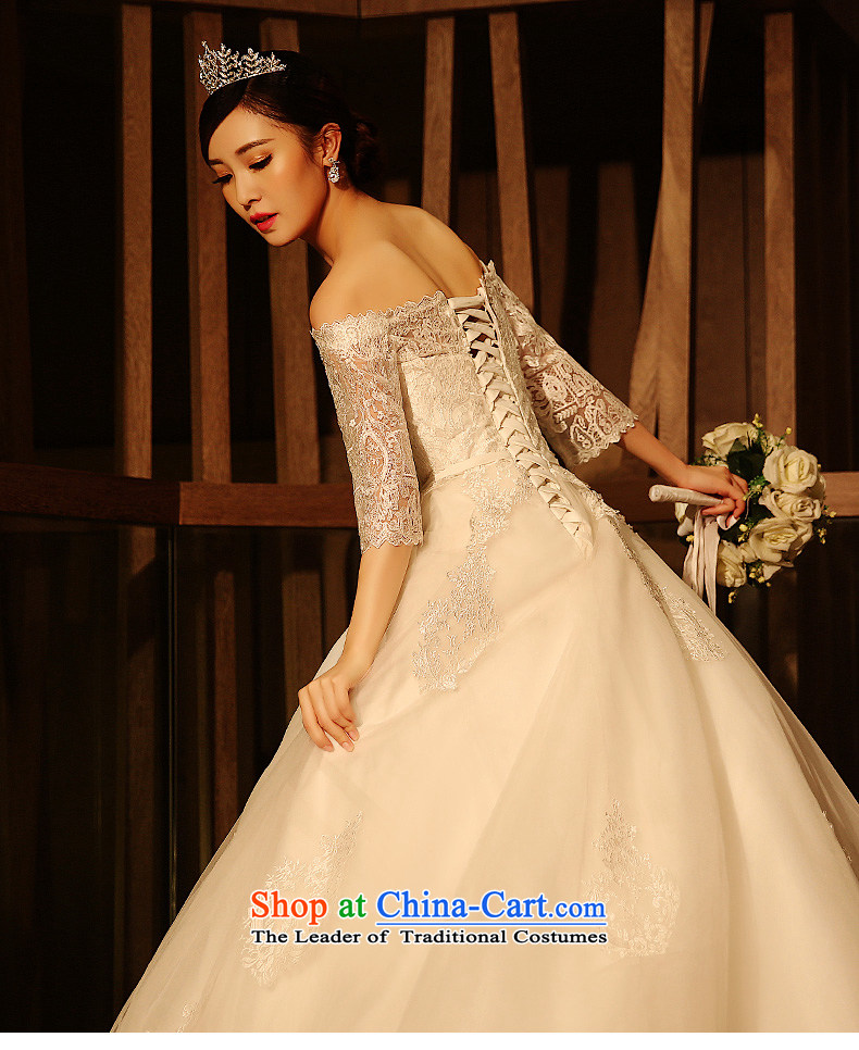 The first field in the shoulder tslyzm cuff wedding dresses large tail new 2015 autumn and winter marriages Deluxe Korean lace twine bow knot tail) L picture, prices, brand platters! The elections are supplied in the national character of distribution, so action, buy now enjoy more preferential! As soon as possible.
