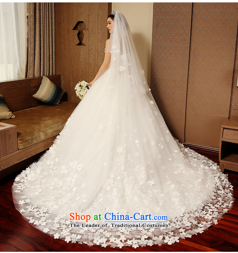 Wipe the chest long drag tslyzm tail wedding dresses new marriages of autumn and winter 2015 Korean style wedding dress white petals XXL picture, prices, brand platters! The elections are supplied in the national character of distribution, so action, buy now enjoy more preferential! As soon as possible.