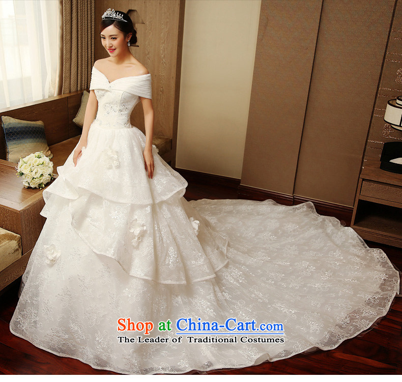 The word tslyzm shoulder wedding dress large tail bride Wedding 2015 new autumn and winter marriage continental palace retro luxurious White XXL picture, prices, brand platters! The elections are supplied in the national character of distribution, so action, buy now enjoy more preferential! As soon as possible.
