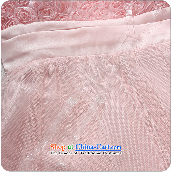 Of the Korean version of the new 2015 reft of short of married women under the auspices of wedding gauze sister rose blossoms and red chest small dress dresses 3799th pink XXXL picture, prices, brand platters! The elections are supplied in the national character of distribution, so action, buy now enjoy more preferential! As soon as possible.
