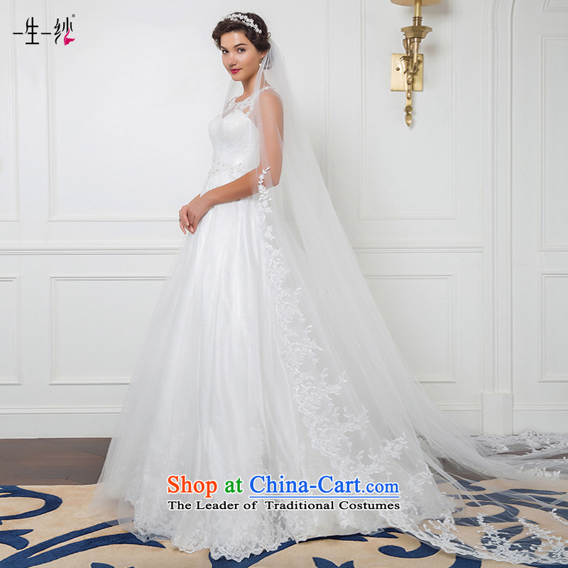 The new 2015 autumn and winter shoulders tail lace wedding to align Top Loin video thin bride wedding 50150082 white tailored for not returning the switch does not, a Lifetime yarn , , , shopping on the Internet
