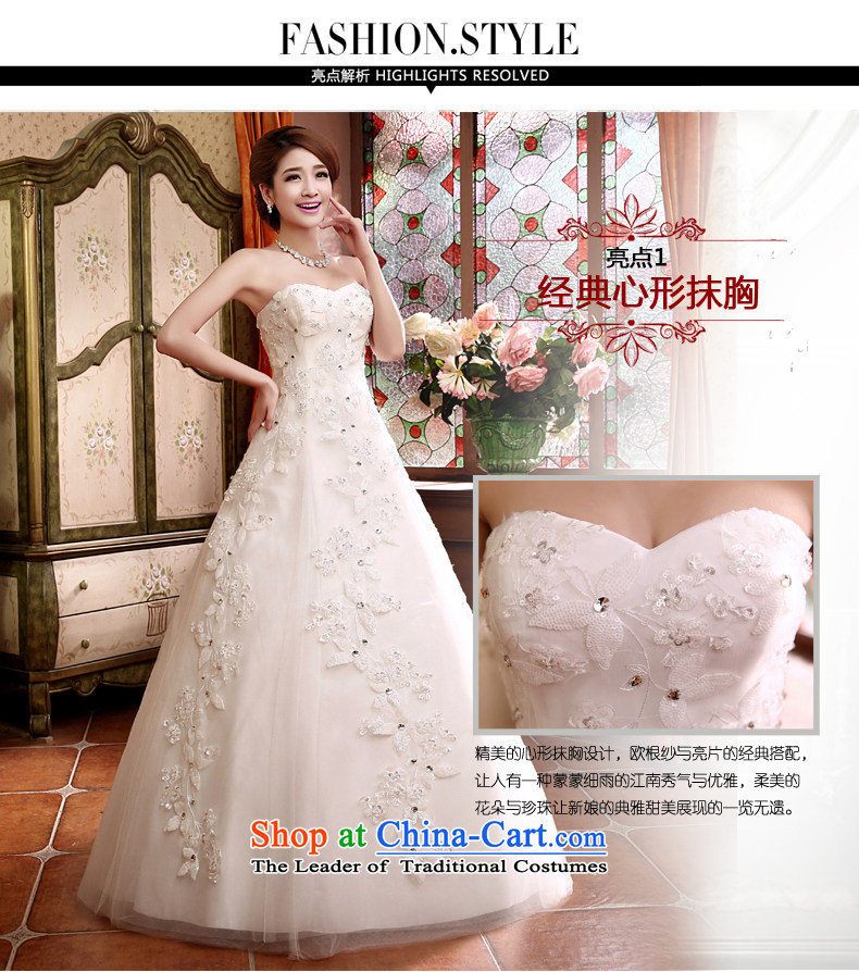 The Syrian Arab Republic 2015 autumn and winter time new embroidery wedding dresses Korean lace shoulder straps and chest with minimalist marriage A swing bride wedding White M pictures, prices, brand platters! The elections are supplied in the national character of distribution, so action, buy now enjoy more preferential! As soon as possible.