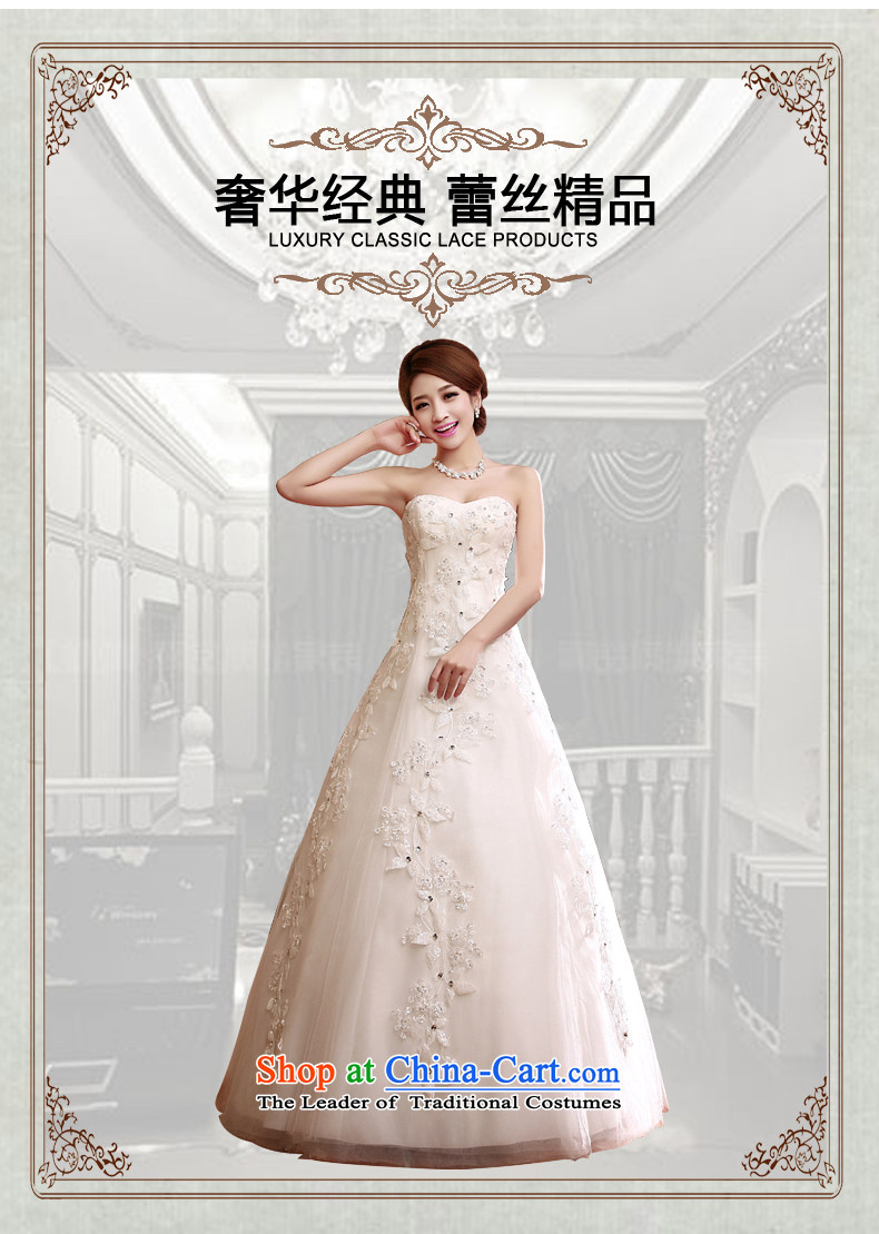 The Syrian Arab Republic 2015 autumn and winter time new embroidery wedding dresses Korean lace shoulder straps and chest with minimalist marriage A swing bride wedding White M pictures, prices, brand platters! The elections are supplied in the national character of distribution, so action, buy now enjoy more preferential! As soon as possible.