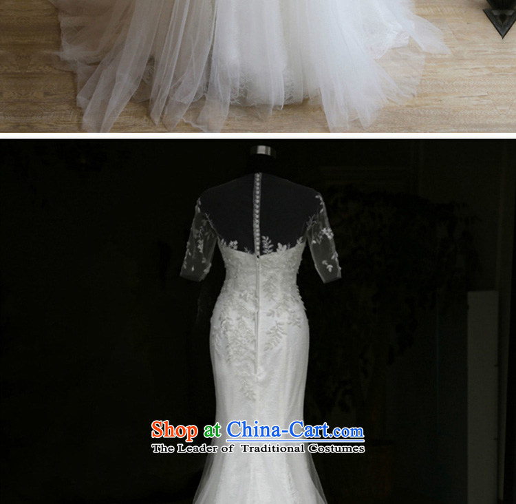The Republika Srpska divas crowsfoot bride wedding dresses winter 2015 Korean-style New tail and chest wedding shoulders Foutune of Sau San FLOWER WHITE L picture, prices, brand platters! The elections are supplied in the national character of distribution, so action, buy now enjoy more preferential! As soon as possible.