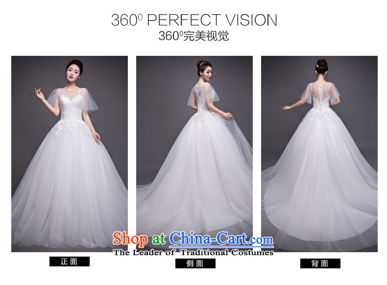 Blooming crazy bride wedding personality Korean tail wedding word shoulder wedding dress out of white M Sau San Picture, prices, brand platters! The elections are supplied in the national character of distribution, so action, buy now enjoy more preferential! As soon as possible.