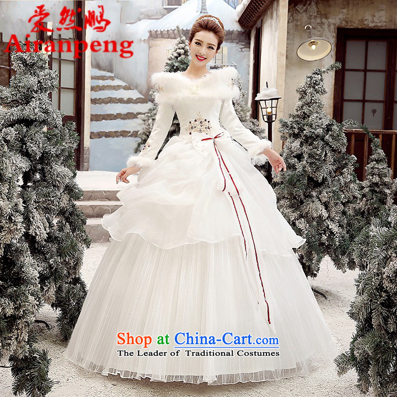 Wedding dresses new 2015 winter version won thin marriages wedding long-sleeved plus cotton winter, bon bon skirt the need to do not XXXL returning picture, prices, brand platters! The elections are supplied in the national character of distribution, so action, buy now enjoy more preferential! As soon as possible.