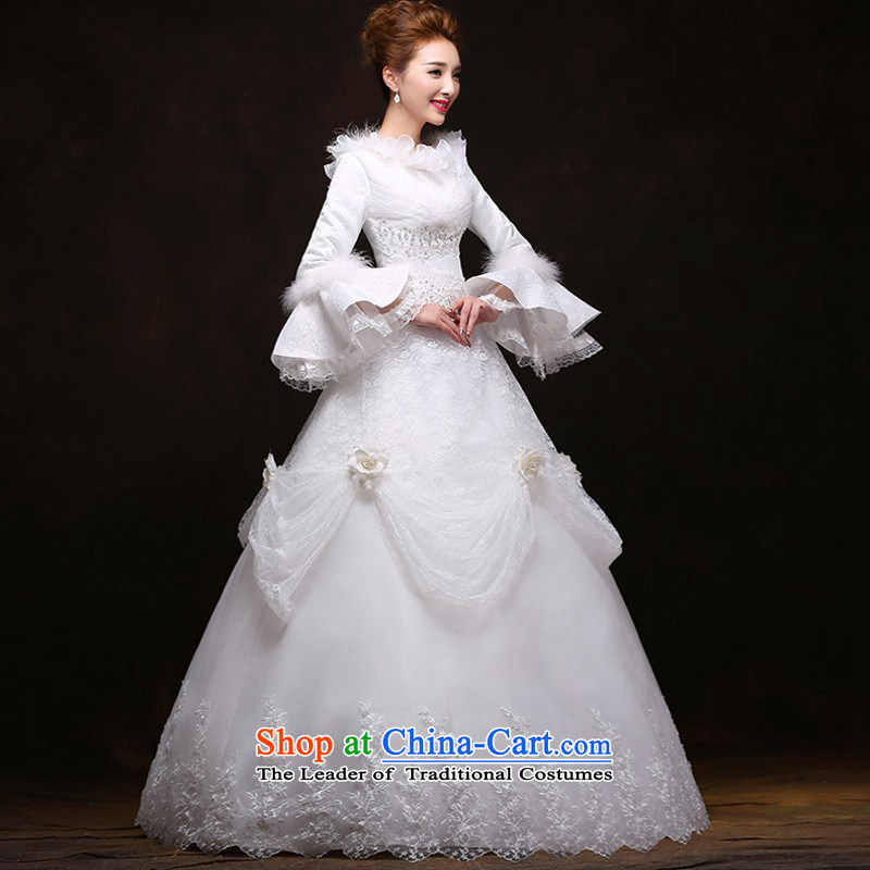 Wedding 2015 new long-sleeved thick winter wedding dress bride winter jackets to align the word winter shoulder wedding made no allowance picture size, prices, brand platters! The elections are supplied in the national character of distribution, so action, buy now enjoy more preferential! As soon as possible.