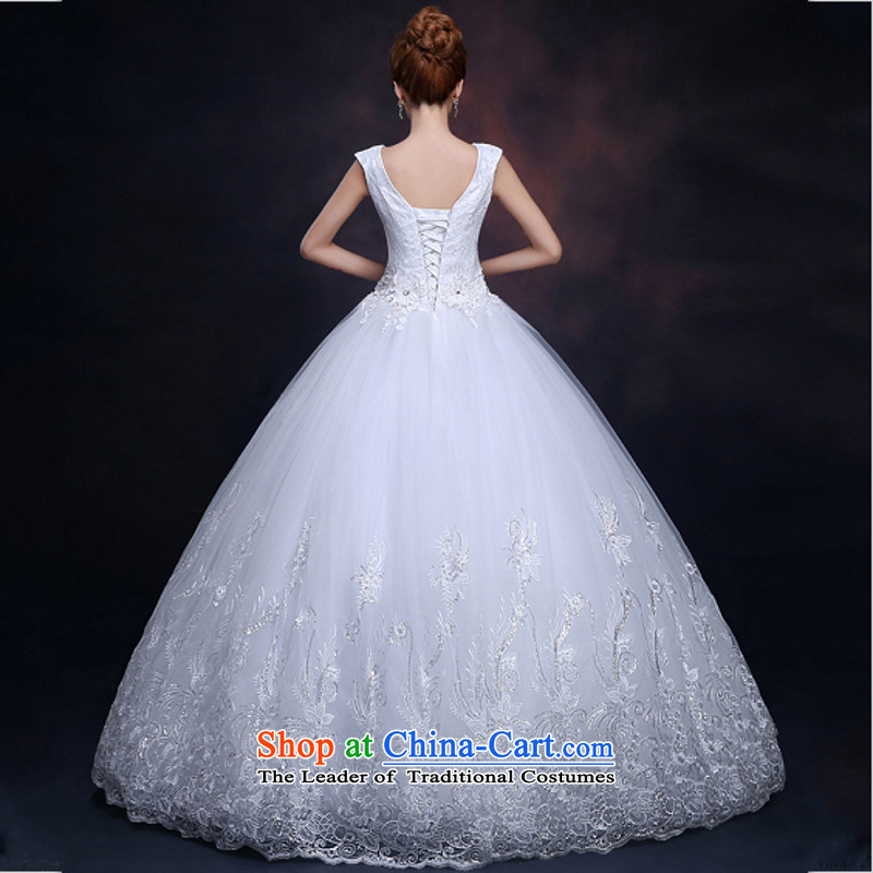 Yong-yeon and shoulders wedding dresses bon bon skirt the new 2015 White Lace Princess Bride straps to align the wedding White XL, Yong-yeon and shopping on the Internet has been pressed.
