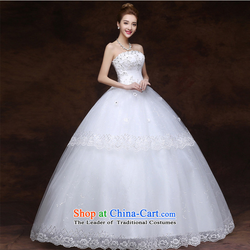 Yong-yeon and wedding dresses 2015 new sweet autumn and winter marriages to his chest and large video thin white to Sau San size not returning, Yong-yeon and shopping on the Internet has been pressed.