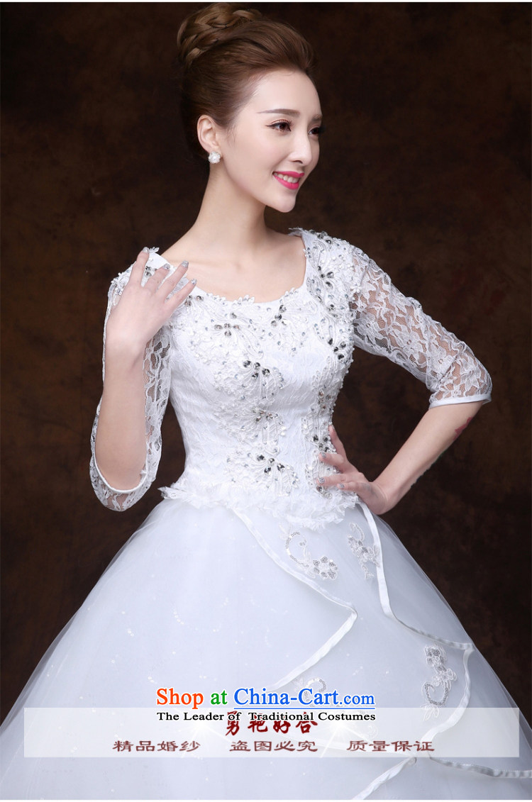 Yong-yeon and wedding dresses new Korean brides white 2015 to align the large number of autumn and winter cuff strap White XXL wedding pictures, prices, brand platters! The elections are supplied in the national character of distribution, so action, buy now enjoy more preferential! As soon as possible.