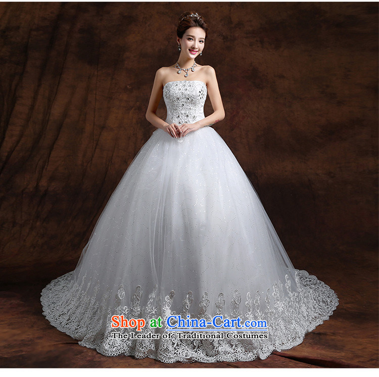 Seal Jiang wedding dresses winter wedding dress Korean bridal fashion and chest parquet drill large tail white lace wedding code strap Sau San video thin white 2m tail S picture, prices, brand platters! The elections are supplied in the national character of distribution, so action, buy now enjoy more preferential! As soon as possible.