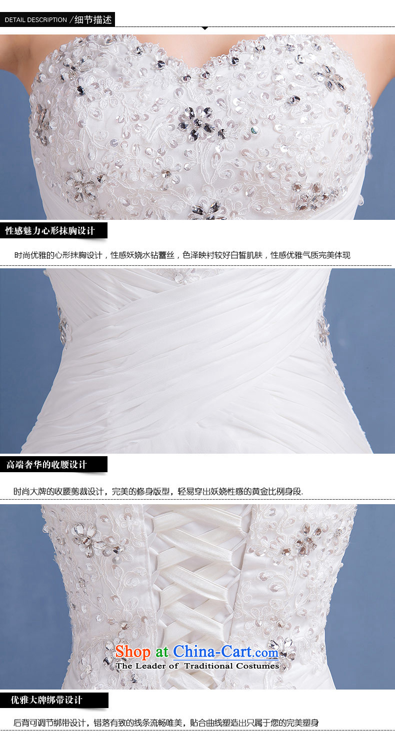 Wedding dress skirt 2015 new wiping the chest and the Republic of Korea to align the diamond wedding align to make exports to the EU, white size does not accept return pictures, prices, brand platters! The elections are supplied in the national character of distribution, so action, buy now enjoy more preferential! As soon as possible.