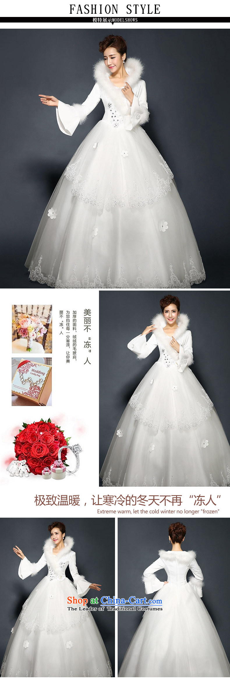 Winter, Bridal Suite 2015 new stylish winter) cotton long-sleeved bride folder diamond double zipped gross for wedding video thin large wedding thick winter) White S   Suzhou shipment picture, prices, brand platters! The elections are supplied in the national character of distribution, so action, buy now enjoy more preferential! As soon as possible.
