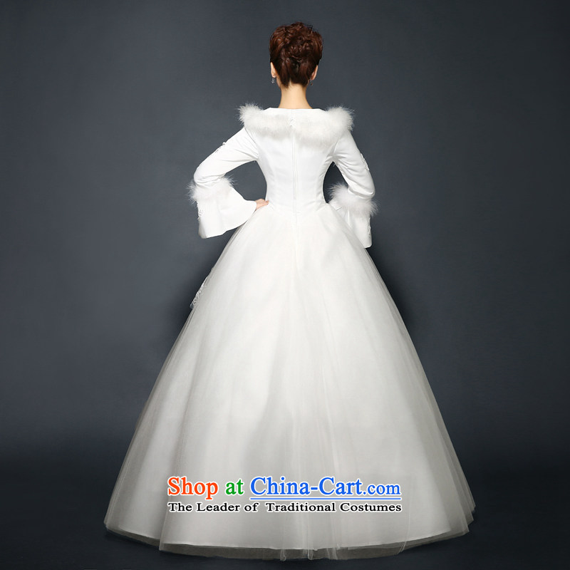 Winter, Bridal Suite 2015 new stylish winter) cotton long-sleeved bride folder diamond double zipped gross for wedding video thin large wedding thick winter) White S   , shipment of Suzhou Ka-ming, , , , shopping on the Internet