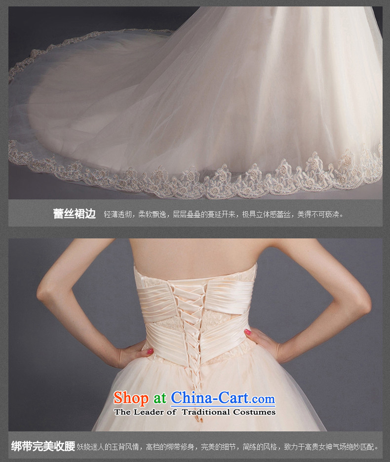 Ho full Chamber 2015 new wedding long tail and chest video thin lace champagne wedding bride wedding wedding dresses wedding + gross shawl XL Photo, prices, brand platters! The elections are supplied in the national character of distribution, so action, buy now enjoy more preferential! As soon as possible.