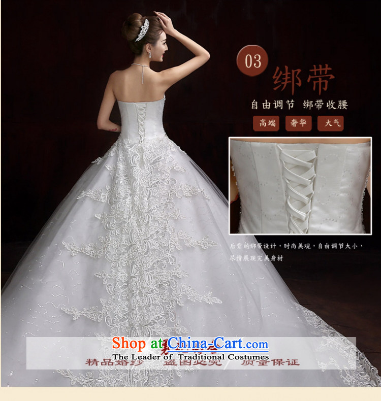 Yong-yeon and autumn and winter wedding dresses 2015 new stylish large Korean minimalist wiping the chest diamond marriages tail white made no allowance picture size, prices, brand platters! The elections are supplied in the national character of distribution, so action, buy now enjoy more preferential! As soon as possible.