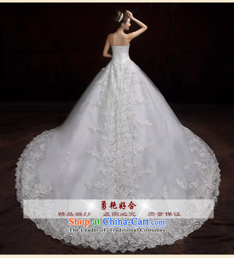 Yong-yeon and autumn and winter wedding dresses 2015 new stylish large Korean minimalist wiping the chest diamond marriages tail white made no allowance picture size, prices, brand platters! The elections are supplied in the national character of distribution, so action, buy now enjoy more preferential! As soon as possible.