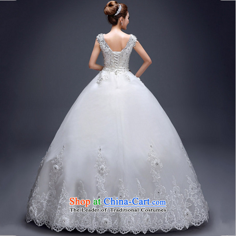 Yong-yeon and autumn and winter shoulders wedding dresses new 2015 Summer large Korean diamond minimalist to align the Sau San marriages as the size of the White not returning, Yong-yeon and shopping on the Internet has been pressed.
