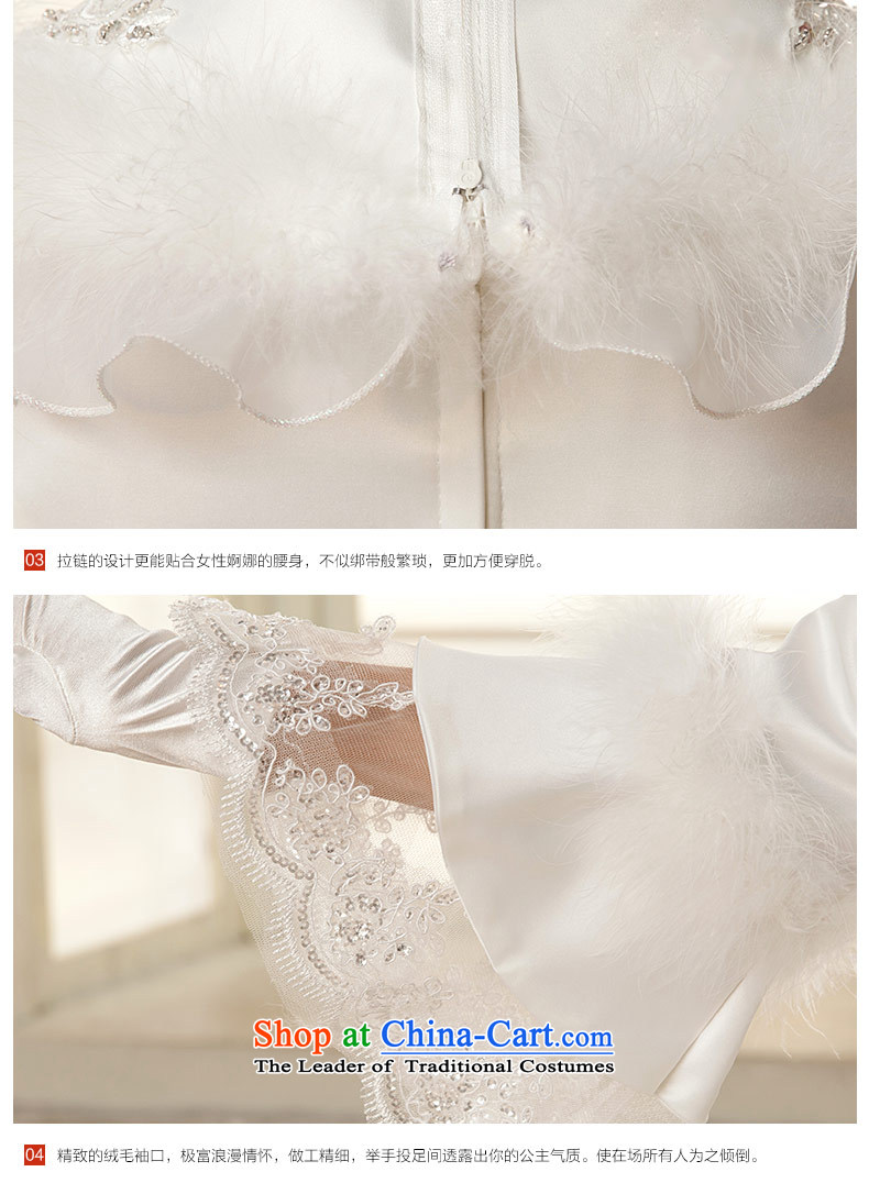 Qing Hua yarn new winter 2015 wedding long-sleeved folder cotton warm thin Korean graphics lovely Princess Bride wedding white picture, prices, S brand platters! The elections are supplied in the national character of distribution, so action, buy now enjoy more preferential! As soon as possible.