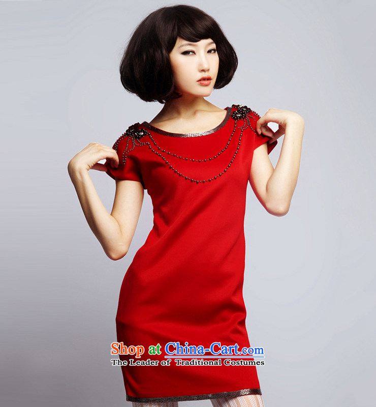 Mak-hee bows to red bridal dresses Western big small spike bead dresses red S/155 picture, prices, brand platters! The elections are supplied in the national character of distribution, so action, buy now enjoy more preferential! As soon as possible.