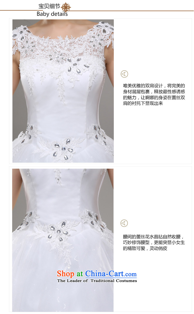 Tim hates makeup and 2015 winter new stylish wedding dresses Korean to align the shoulder larger video thin wedding autumn and winter classic wedding style HS0062 White XL Photo, prices, brand platters! The elections are supplied in the national character of distribution, so action, buy now enjoy more preferential! As soon as possible.