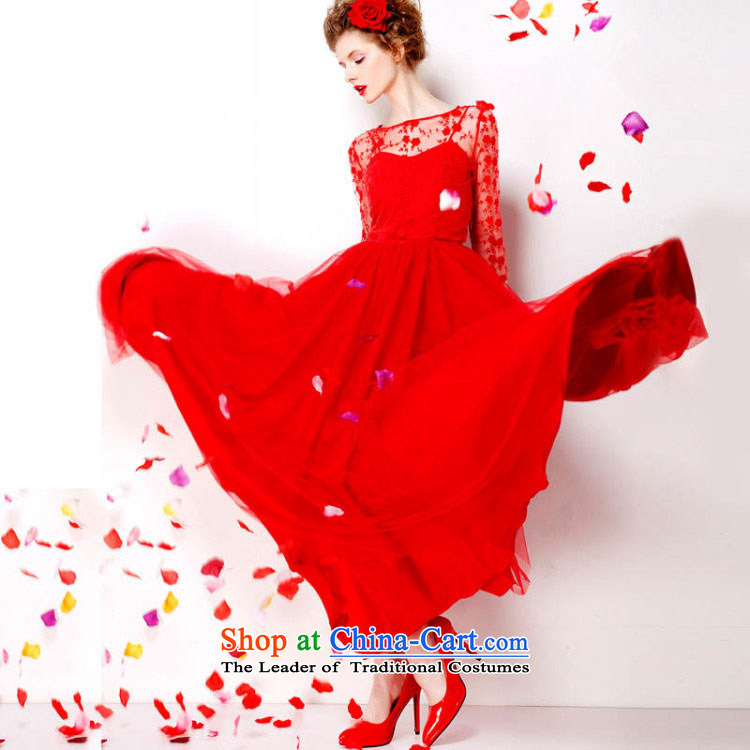 The Taliban Carne 2015 Antique Lace red petticoat bride 9 m large long skirt dress large red embroidered dress red XL Photo, prices, brand platters! The elections are supplied in the national character of distribution, so action, buy now enjoy more preferential! As soon as possible.