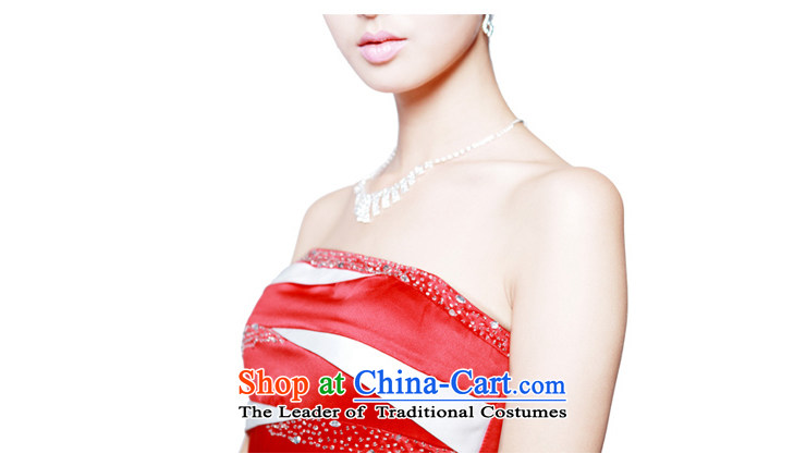 Mak-hee 2013 Summer new red and white breast tissue Sau San dresses bridesmaid Services Services Red S/155 bows picture, prices, brand platters! The elections are supplied in the national character of distribution, so action, buy now enjoy more preferential! As soon as possible.