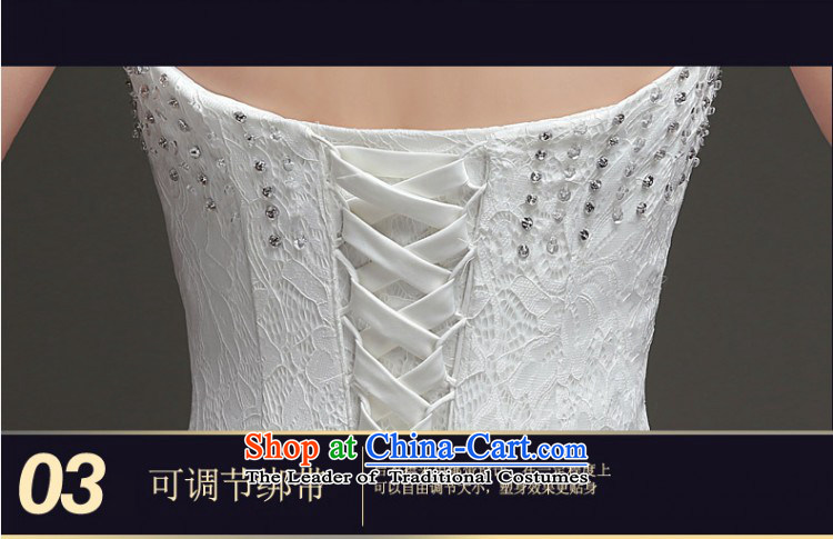 Yong-yeon and autumn and winter wedding dresses new 2015 anointed chest crowsfoot stylish Korean marriages tail strap white L pictures, Sau San price, brand platters! The elections are supplied in the national character of distribution, so action, buy now enjoy more preferential! As soon as possible.
