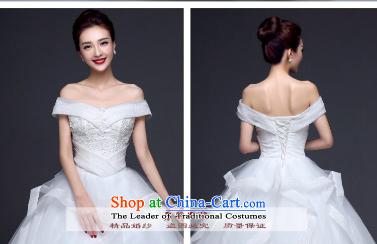Yong-yeon and autumn and winter 2015 Summer wedding dresses new stylish Korean version of the word to align the shoulder minimalist marriages bon bon skirt White XL Photo, prices, brand platters! The elections are supplied in the national character of distribution, so action, buy now enjoy more preferential! As soon as possible.