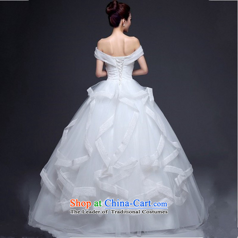 Yong-yeon and autumn and winter 2015 Summer wedding dresses new stylish Korean version of the word to align the shoulder minimalist marriages bon bon skirt White XL, Yong-yeon and shopping on the Internet has been pressed.