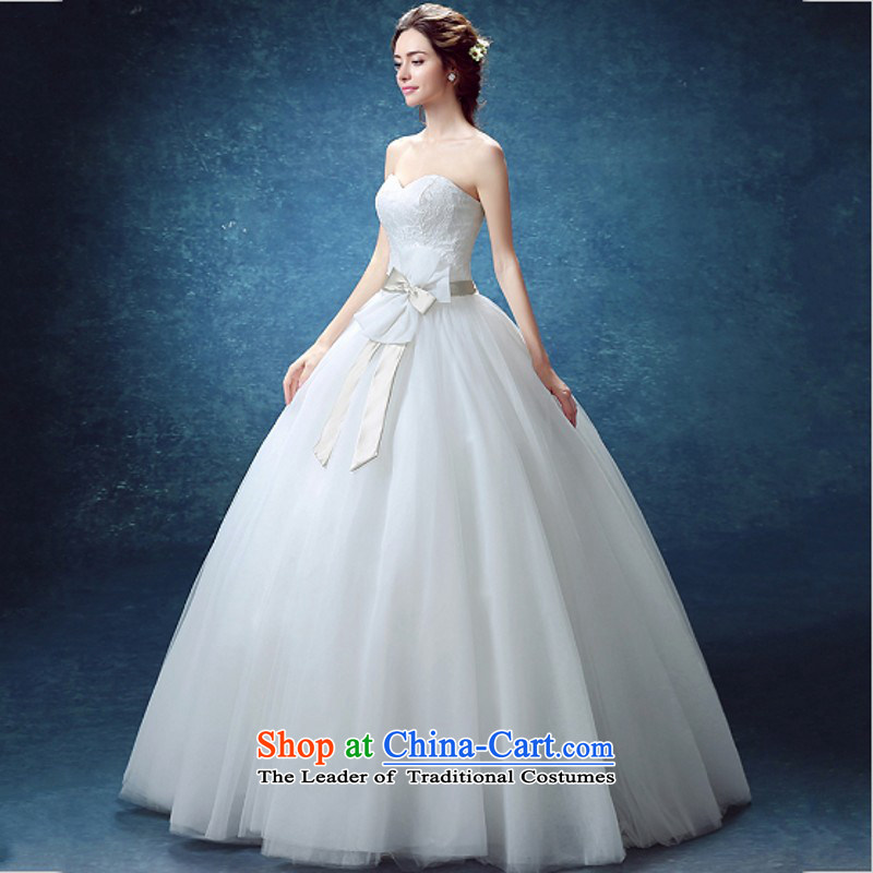 Yong-yeon and wedding dresses 2015 new bride stylish anointed chest lace align to smearing minimalist Korean autumn and winter will not size white replacement, and Yim-yong , , , shopping on the Internet