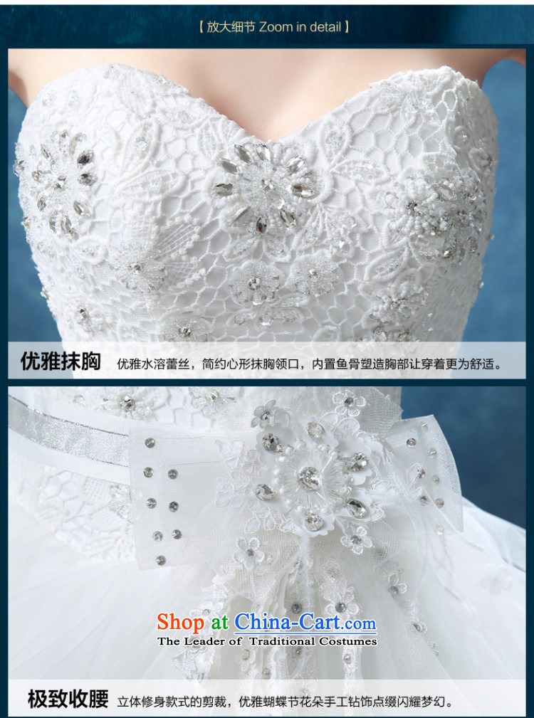 Yong-yeon and wedding dresses 2015 new bride stylish anointed chest lace align to smearing minimalist Korean autumn and winter bon bon skirt white S picture, prices, brand platters! The elections are supplied in the national character of distribution, so action, buy now enjoy more preferential! As soon as possible.