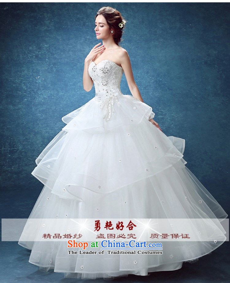 Yong-yeon and wedding dresses 2015 new bride stylish anointed chest lace align to smearing minimalist Korean autumn and winter bon bon skirt white S picture, prices, brand platters! The elections are supplied in the national character of distribution, so action, buy now enjoy more preferential! As soon as possible.