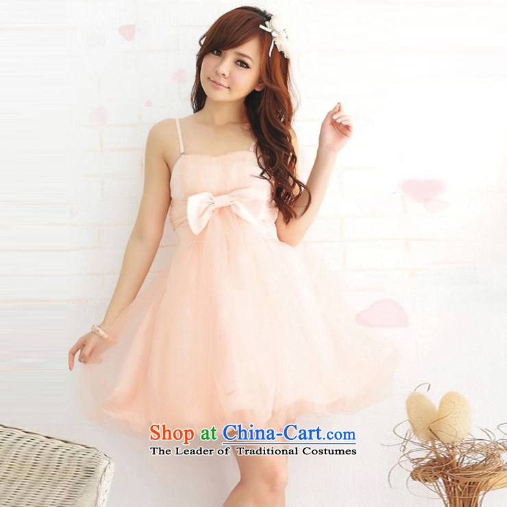 Of the 2015 Korean glued to the new women's short of marriage bridesmaid sister bow tie straps bubble yarn yarn under the auspices of evening dress small dress skirt 3899 White L picture, prices, brand platters! The elections are supplied in the national character of distribution, so action, buy now enjoy more preferential! As soon as possible.