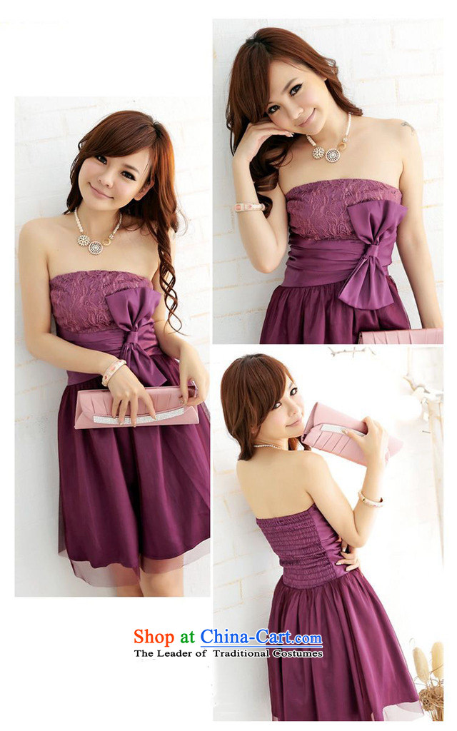 Of the 2015 Korean glued to the new women's short, under the auspices of theatrical Bow Ties with fresh chest evening dress small dress dresses female 3943 pink XL Photo, prices, brand platters! The elections are supplied in the national character of distribution, so action, buy now enjoy more preferential! As soon as possible.