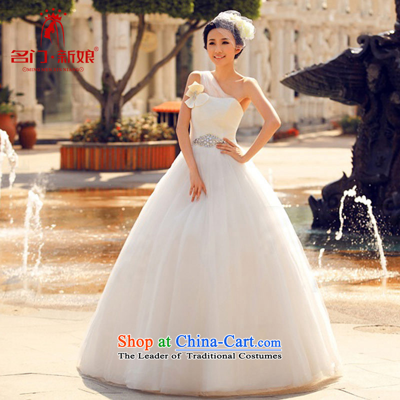 A Korean version of the bride minimalist shoulder wedding new sweet princess wedding 850 L