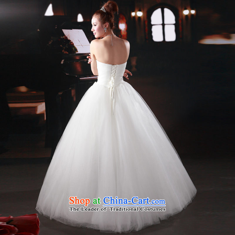 A Bride Korean anointed chest wedding Korean version of the new sweet princess wedding 833 L, a bride shopping on the Internet has been pressed.