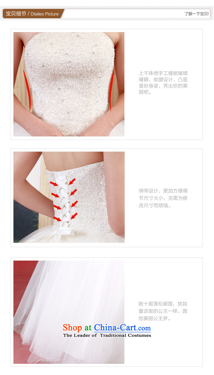 A Korean version of the bride and chest Princess Korean to align the sweet strap wedding 717 M picture, prices, brand platters! The elections are supplied in the national character of distribution, so action, buy now enjoy more preferential! As soon as possible.